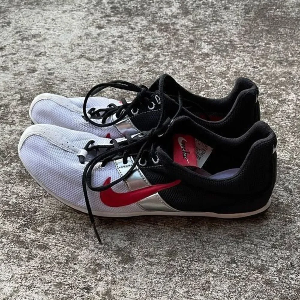 Nike Men's Running Shoes‎ Nike Zoom Eldoret II White Black Size 8